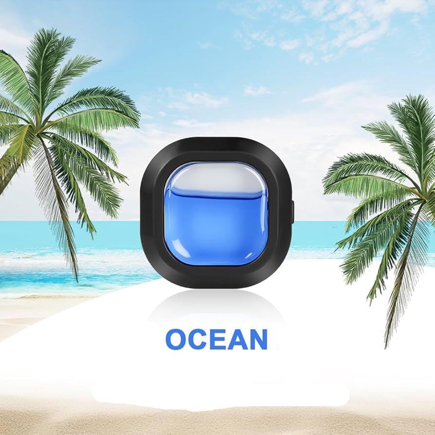 Auto Air Outlet Aromatherapy Clip with Premium Essential Oils | مشبك تعطير السيارة بزيوت عطرية فاخرة لإزالة الروائح وإنعاش الأجواء