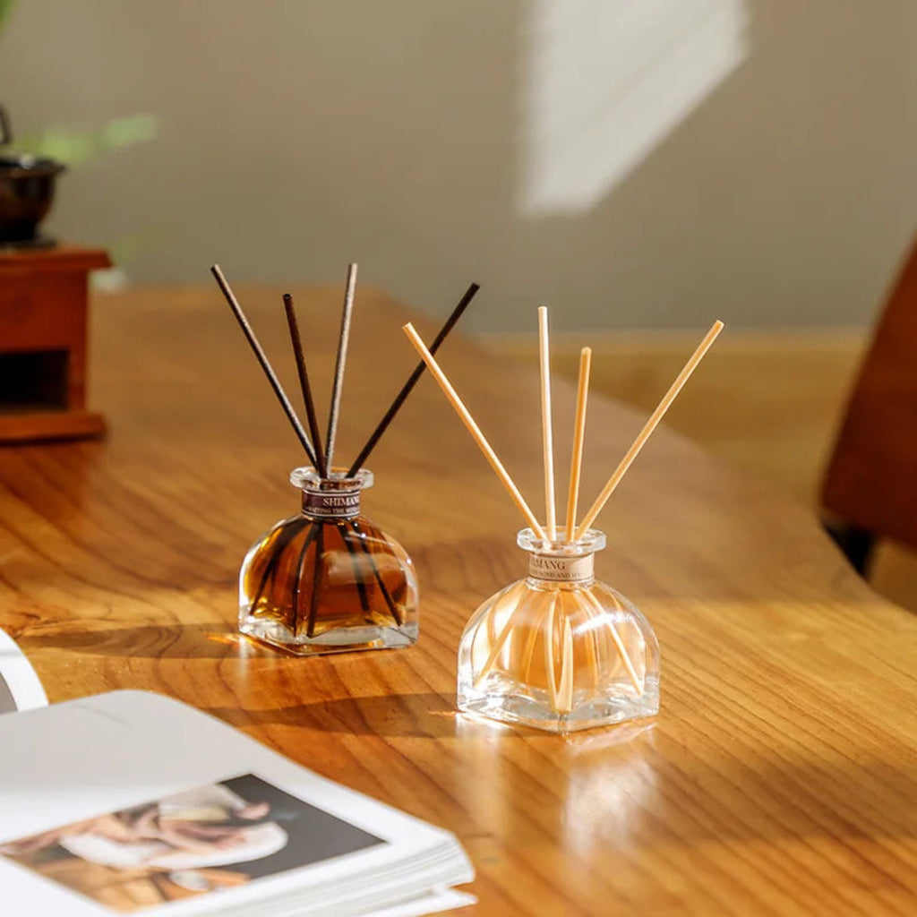 Peach & Lavender Reed Diffuser, 40ml, Long-Lasting Fragrance | موزع أعواد برائحة الخوخ والخزامى، 40مل لتوزيع رائحة تدوم طويلاً