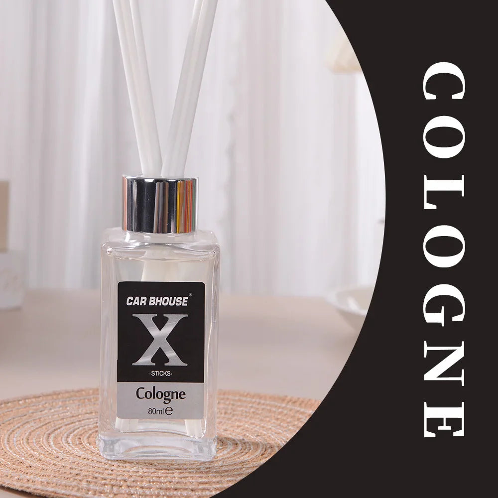 معطر سيارة 80مل، أعواد رتان طبيعية، زيوت عطرية، رائحة منعشة للسيارة، لوحة القيادة، حامل الأكواب، تحسين تجربة القيادة | 80ML Car Aromatherapy Freshener, Natural Rattan Sticks, Essential Oils, Fresh Car Fragrance, Dashboard, Cup Holder, Driving Comfort