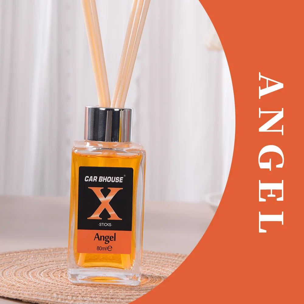 معطر سيارة 80مل، أعواد رتان طبيعية، زيوت عطرية، رائحة منعشة للسيارة، لوحة القيادة، حامل الأكواب، تحسين تجربة القيادة | 80ML Car Aromatherapy Freshener, Natural Rattan Sticks, Essential Oils, Fresh Car Fragrance, Dashboard, Cup Holder, Driving Comfort