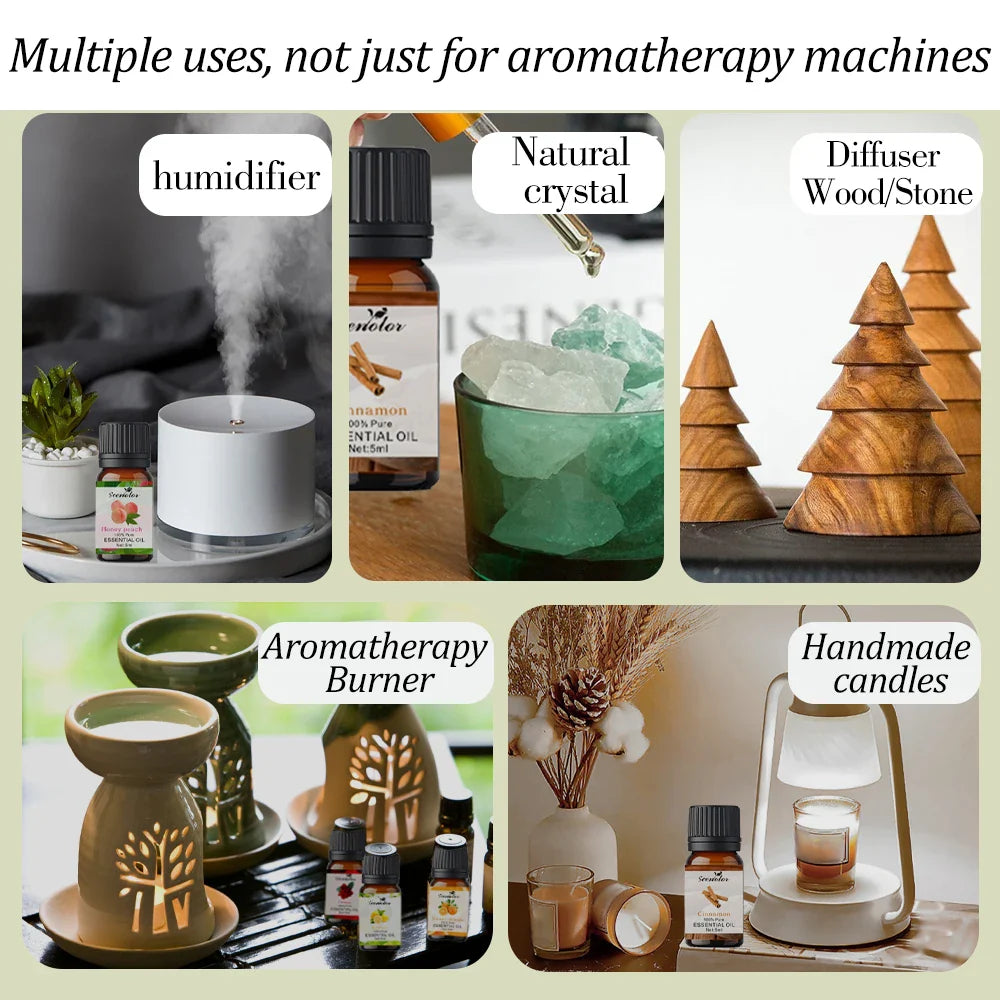 30-piece natural essential oils set – 100% pure therapeutic grade

Essential oils gift set for aromatherapy, massage, and self-care

Compact 10ml plant-based essential oils for home and wellness