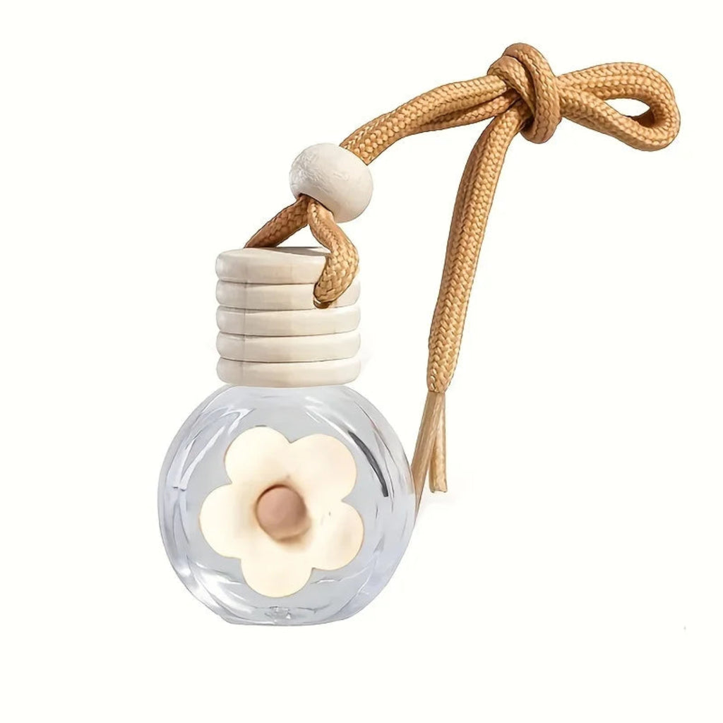 Cartoon Car Aromatherapy Glass Bottle, Fun Car Air Freshener | زجاجة عطرية كرتونية للسيارة، معطر هواء ممتع وجذاب