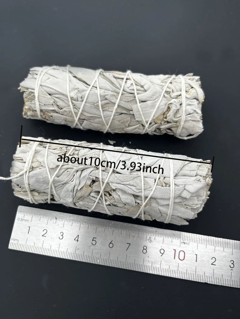 بخور الميرمية البيضاء والأعشاب للتأمل، خشب Palo Santo المقدس، حزم مربوطة يدويًا، تنقية الطاقة، توازن الهالة، التأمل، اليوغا، طقوس روحانية | White Sage & Grass Meditation Incense, Sacred Palo Santo Wood, Hand-Tied Bundles, Energy Purification, Aura Balance, Meditation, Yoga, Spiritual Rituals