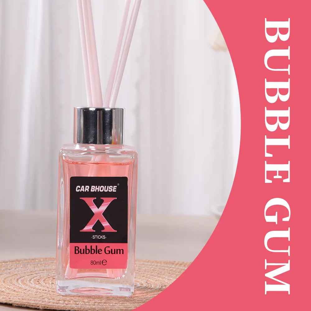 معطر سيارة 80مل، أعواد رتان طبيعية، زيوت عطرية، رائحة منعشة للسيارة، لوحة القيادة، حامل الأكواب، تحسين تجربة القيادة | 80ML Car Aromatherapy Freshener, Natural Rattan Sticks, Essential Oils, Fresh Car Fragrance, Dashboard, Cup Holder, Driving Comfort