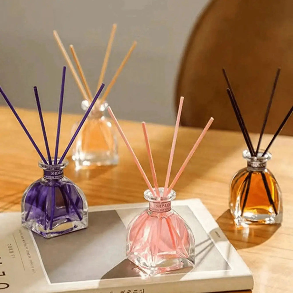 Peach & Lavender Reed Diffuser, 40ml, Long-Lasting Fragrance | موزع أعواد برائحة الخوخ والخزامى، 40مل لتوزيع رائحة تدوم طويلاً