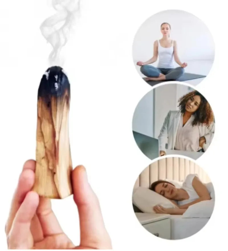 أعواد بخور Palo Santo المقدس، خشب Holy Wood الطبيعي، رائحة روحانية، التأمل، تنقية الطاقة، طقوس بوذا | Palo Santo Holy Wood Incense Sticks, Natural Sacred Wood, Spiritual Aroma, Meditation, Energy Cleansing, Buddha Rituals