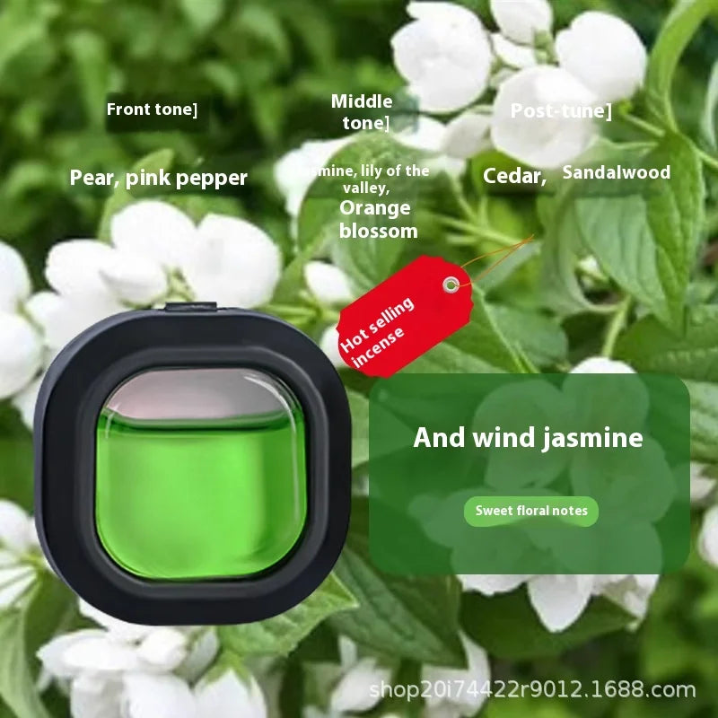 Auto Air Outlet Aromatherapy Clip with Premium Essential Oils | مشبك تعطير السيارة بزيوت عطرية فاخرة لإزالة الروائح وإنعاش الأجواء