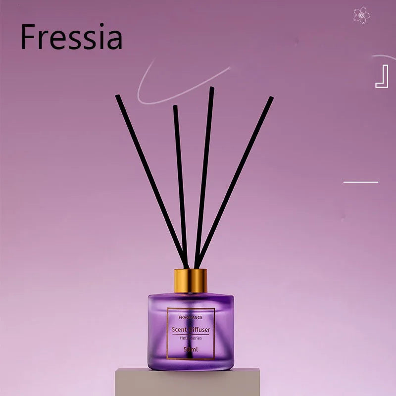 موزع ريد 50مل مستوحى من فنادق هيلتون وماريوت، زيوت عطرية فاخرة، أعواد موسعة، عطر مستمر وطويل الأمد، للمنزل والمكتب | 50ml Hilton & Marriott Inspired Reed Diffuser, Premium Essential Oils, Expanding Reeds, Long-Lasting Home & Office Fragrance