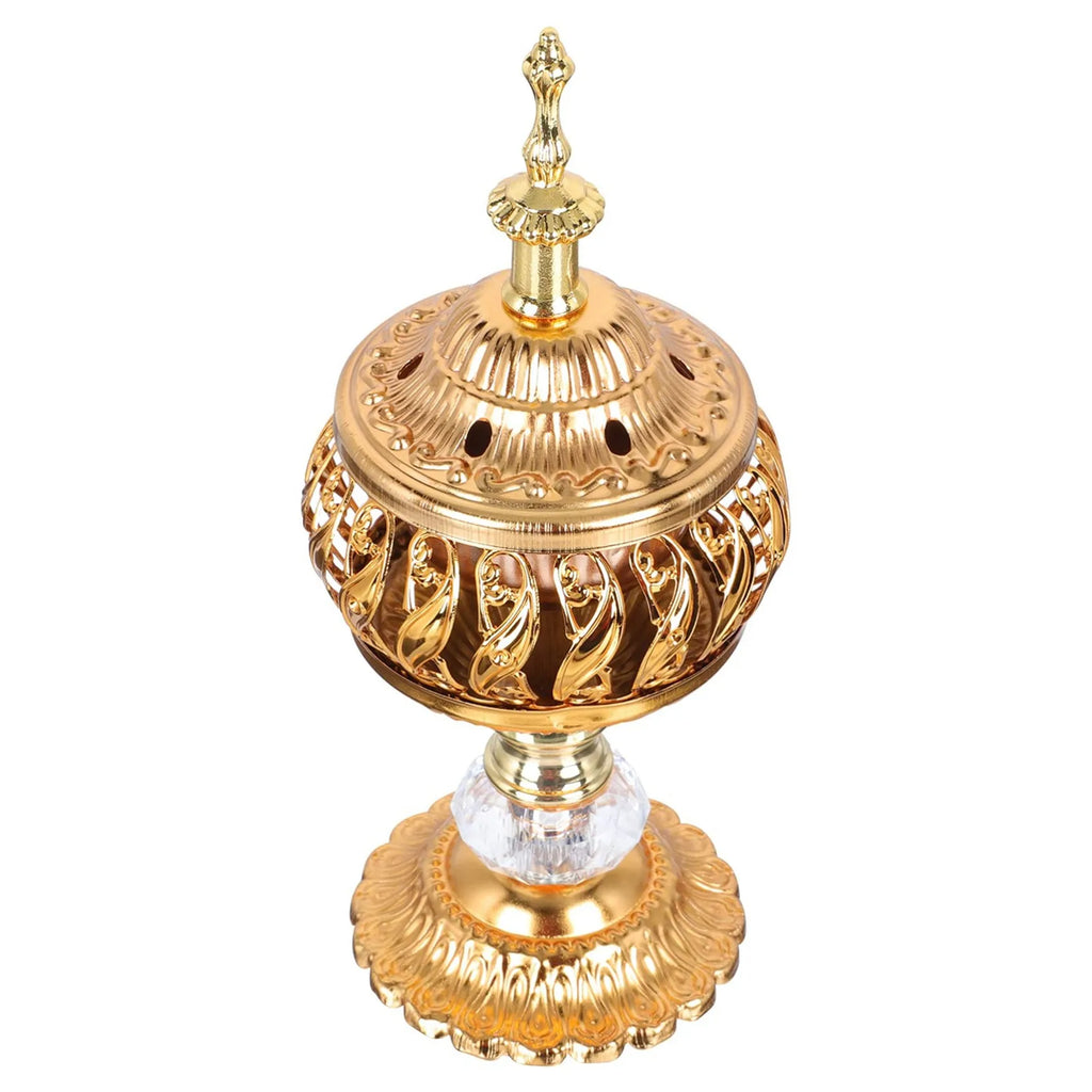 Bakhoor Incense Burner, Arab-style Metal Censer, Bakhoor Burner, Charcoal Tablet Burner, Incense Stick & Cone Holder, مبخرة بخور، مبخرة معدنية عربية، حاملة أعواد ومخاريط البخور، مبخرة فحم